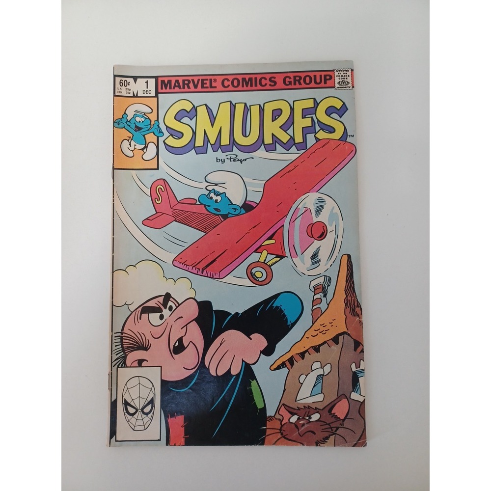 Smurfs #1‎ 1982 Marvel Comics Comic Book VTG